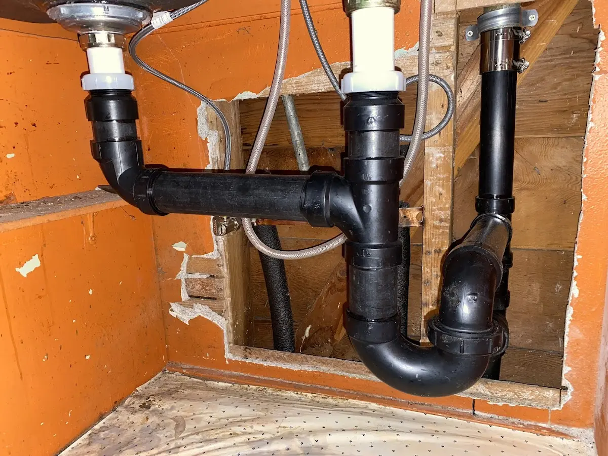 Professional Repiping Services equipment and tools on the job in Farmington